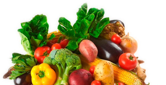 Fresh fruits and vegetables